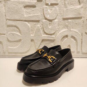Genuine leather loafers